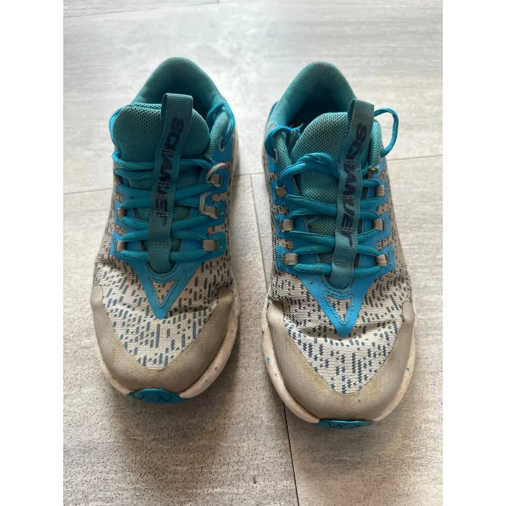 Under Armour Tin Petrol Blue Speckled Scramjet 5GS Size 5Y